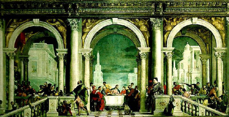 Paolo  Veronese feast in the house of levi china oil painting image